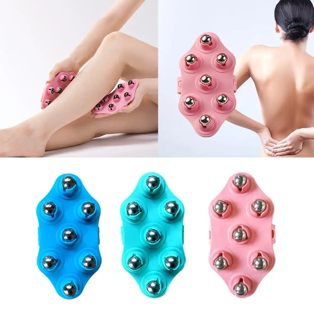 

Seven Bead Ball Massager Roller Kneading Abdomen Stomach Body Leg Thin Dredging Meridians Artifact Instrument Roller Brush