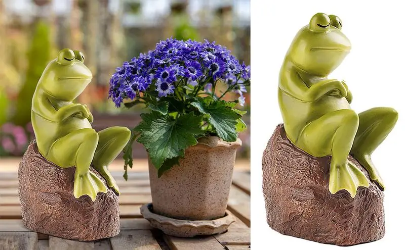Desk Frog Statue With Stone Durable Resin Garden Statue Collectible Figurines Garden decor For Bookshelf Living Room Hall
Desk Frog Statue With Stone Durable Resin Garden Statue Collectible Figurines Garden decor For Bookshelf Living Room Hall