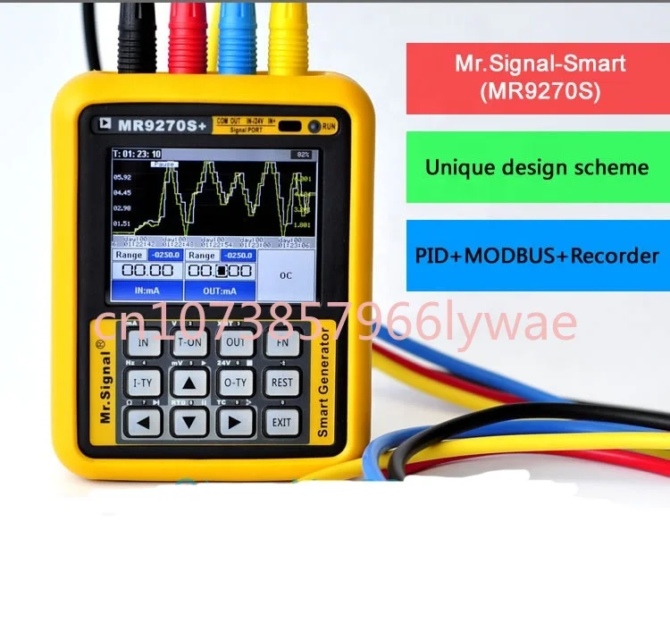 Генератор сигналов MR9270S + HART 4-20 мА, калибровочный ток, напряжение, термопара, датчик давления, регистратор, генератор частоты
Генератор сигналов MR9270S + HART 4-20 мА, калибровочный ток, напряжение, термопара, датчик давления, регистратор, генератор частоты