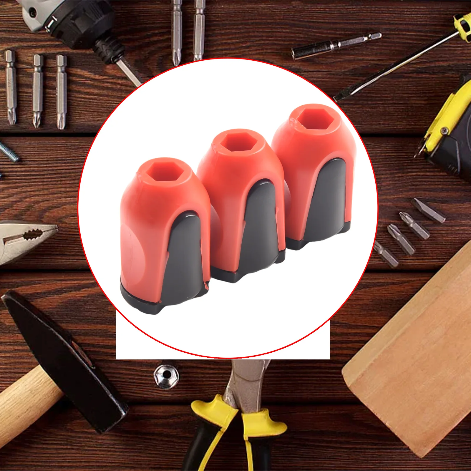 Durable New Practical Magnetic Ring holders Anti-slip 3pc 3pcs 6.35mm For Drill Bit For Screwdriver Magnetizer
Durable New Practical Magnetic Ring holders Anti-slip 3pc 3pcs 6.35mm For Drill Bit For Screwdriver Magnetizer