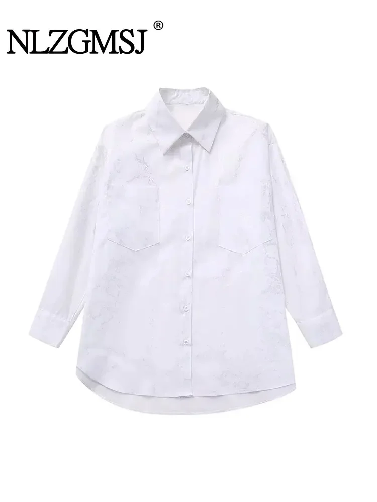 Nlzgmsj TRAF Women 2023 Metal Patchwork Shirts Long Sleeve Vintage Single Breasted Spring Autumn Casual Elegant Loose Tops
Nlzgmsj TRAF Women 2023 Metal Patchwork Shirts Long Sleeve Vintage Single Breasted Spring Autumn Casual Elegant Loose Tops