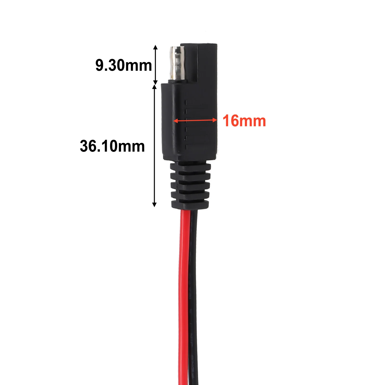 SAE Female Single Ended ExtensionCable 18AWG SAE QuickDisconnect Plug Cable 15CM SAE Single-ended Cable Female End Connectors
SAE Female Single Ended ExtensionCable 18AWG SAE QuickDisconnect Plug Cable 15CM SAE Single-ended Cable Female End Connectors