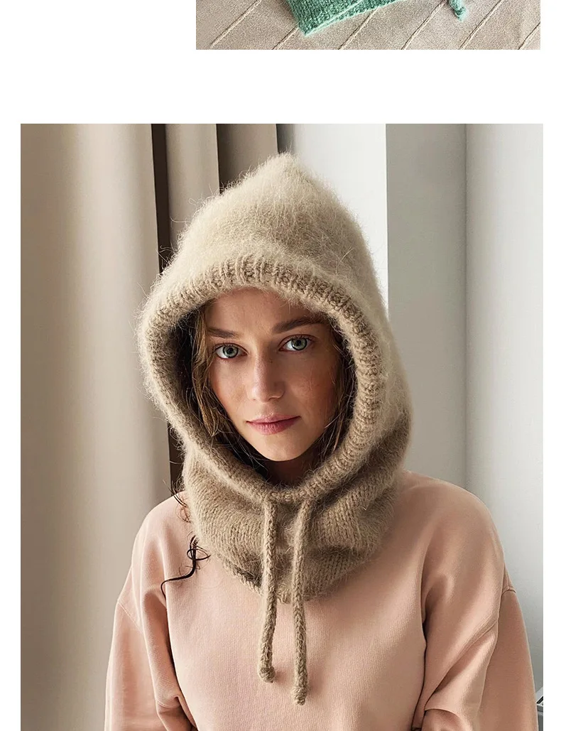 Winter Balaclava Hats For Men and Women Unisex Knitted Hooded Caps Outdoor Warmer Drawstring Hats One-Piece Neck Collar Beanies Cap 39 Mallzona S63e049fc6d004d6e8ed9ea9ca19f0808d Winter Balaclava Hats For Men and Women Unisex Knitted Hooded Caps Outdoor Warmer Drawstring Hats One-Piece Neck Collar Beanies Cap Mallzona