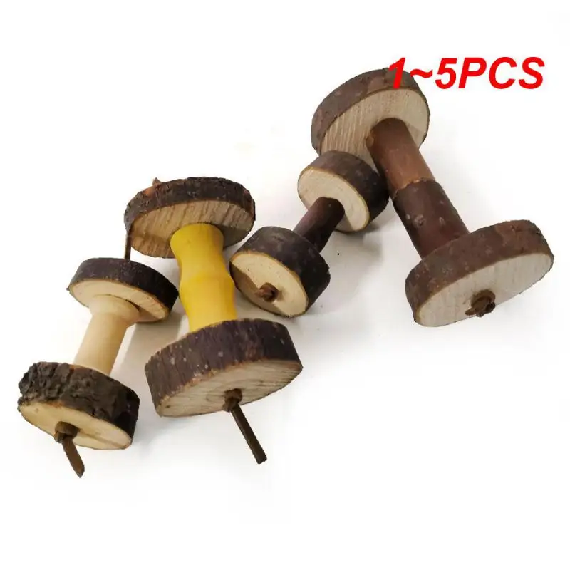 1~5PCS Hamster Log Wooden Chewing Toy Dumbbells Scroll Wheel For Parrot Rabbit Molar Roller Biting Resistant Playing Supplies
1~5PCS Hamster Log Wooden Chewing Toy Dumbbells Scroll Wheel For Parrot Rabbit Molar Roller Biting Resistant Playing Supplies