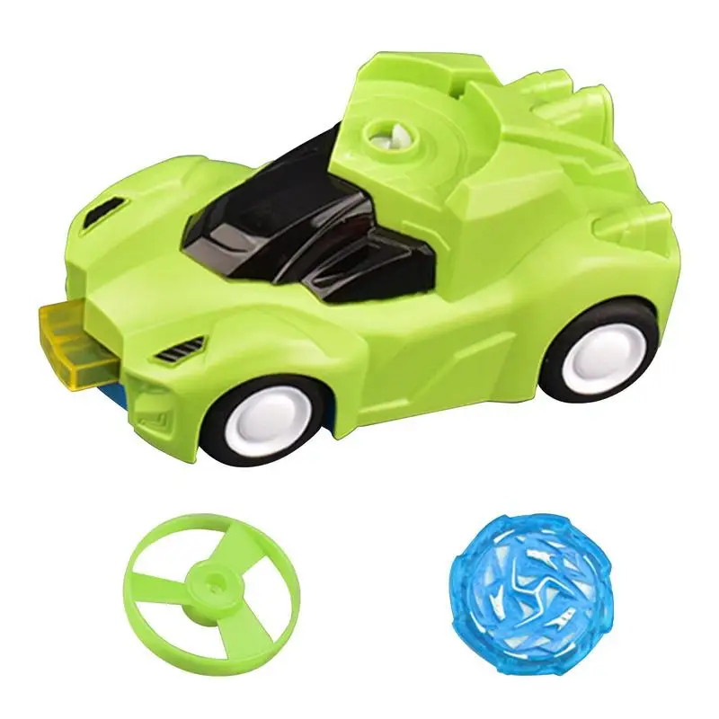 

Spinning Top Cars Portable STEM Interactive Spinning Cars Educational Rotating Gyro Toy LED Light Up Flashing Spinning Tops Fine