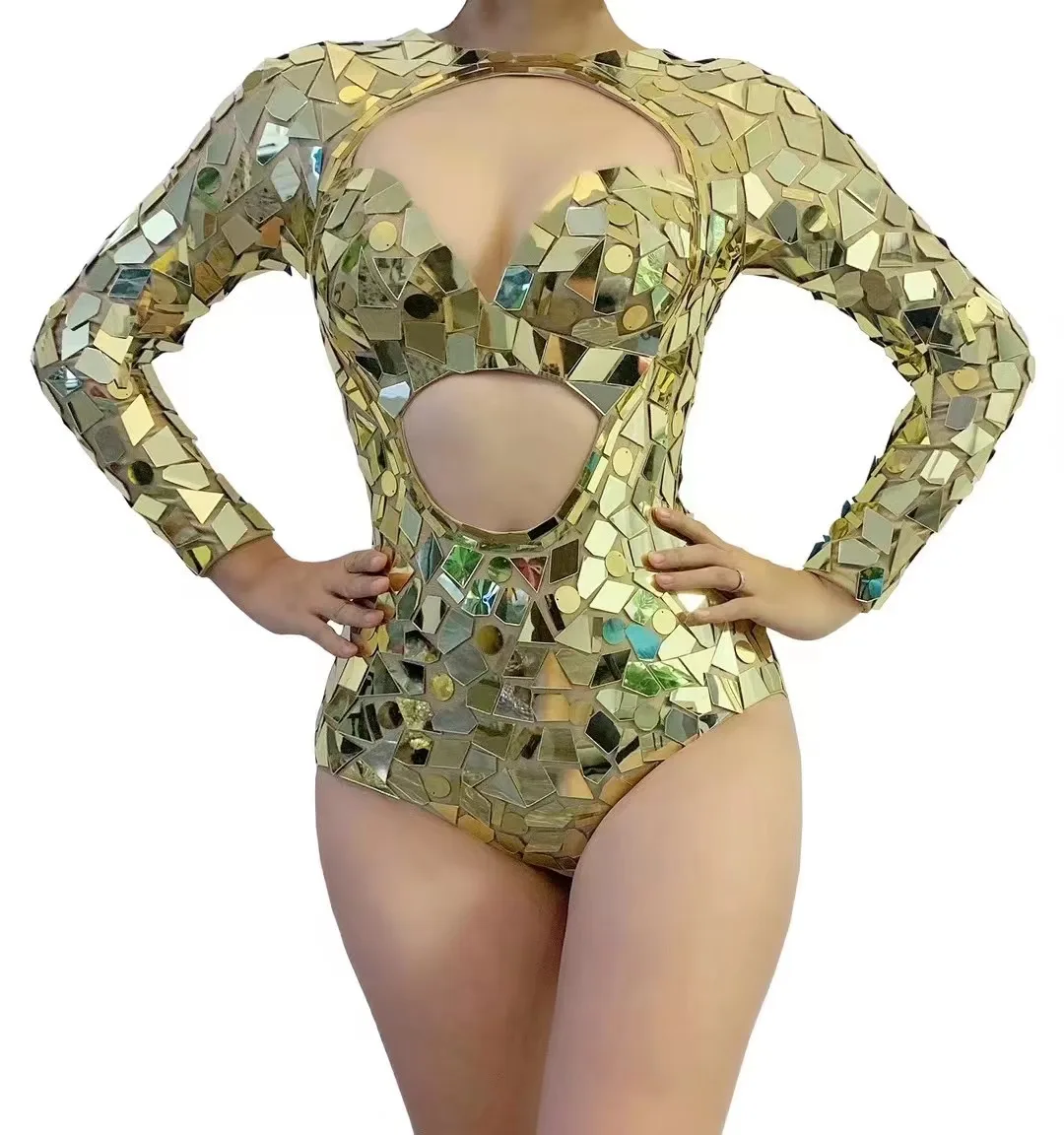 Sketching Sexy Multi-Color Sequins Long Sleeved Dress DJ Women's Song Dance Team Nightclub Bar Broadway Performance Costumes 
Sketching Sexy Multi-Color Sequins Long Sleeved Dress DJ Women's Song Dance Team Nightclub Bar Broadway Performance Costumes
