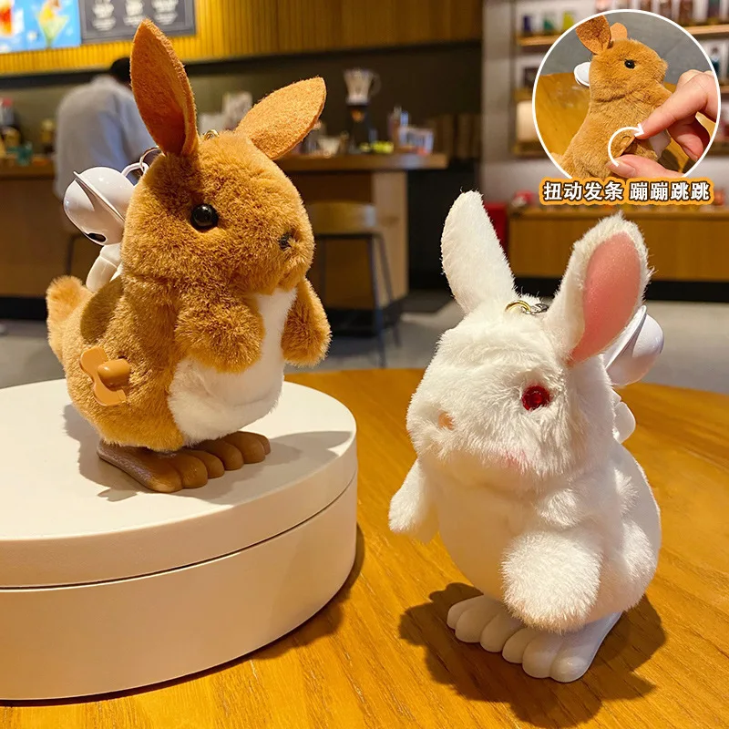 Creative Funny Kangaroo Clockwork Toy Plush Keychain Pendant Kids Cartoon Cute Rabbit Upper Chain Walking Relieve Stress Toys
Creative Funny Kangaroo Clockwork Toy Plush Keychain Pendant Kids Cartoon Cute Rabbit Upper Chain Walking Relieve Stress Toys