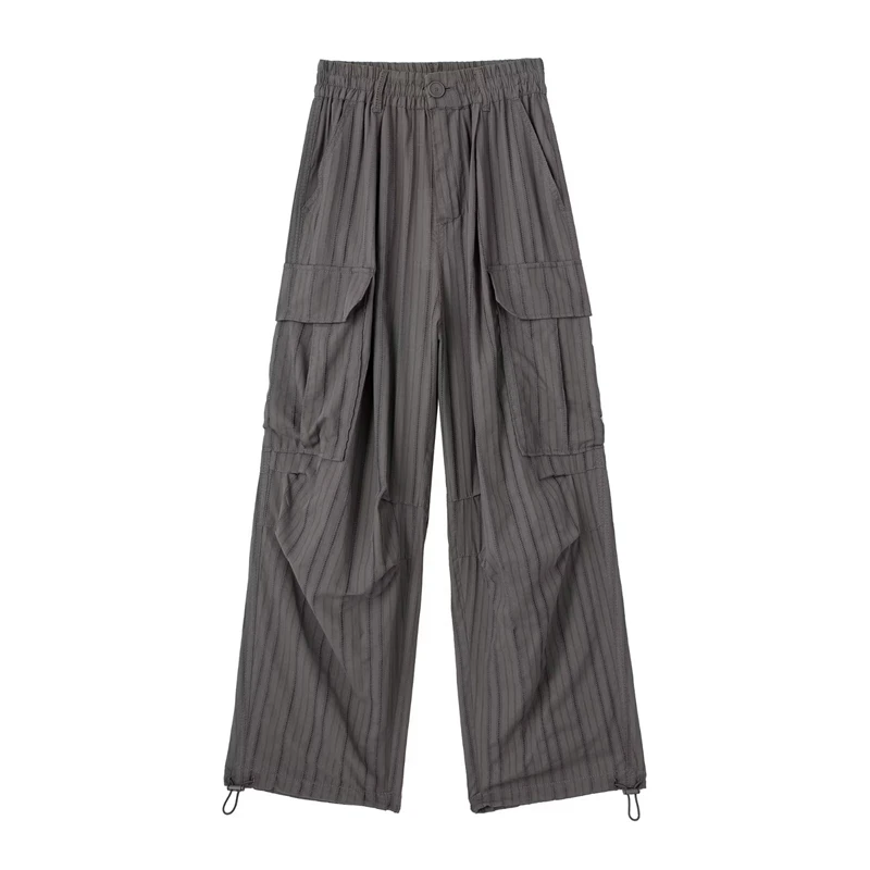 2023 Women's Autumn New Elastic Waist Loose Casual Wide-leg pants Multi-pocket Fashion All-match Straight-leg Pants
2023 Women's Autumn New Elastic Waist Loose Casual Wide-leg pants Multi-pocket Fashion All-match Straight-leg Pants