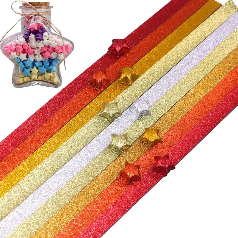 Glitter Paper Strips For Stars 520 Sheets Luminous Strips Of Paper Gradient Color DIY Star Paper Strips Creative Folding Paper
Glitter Paper Strips For Stars 520 Sheets Luminous Strips Of Paper Gradient Color DIY Star Paper Strips Creative Folding Paper