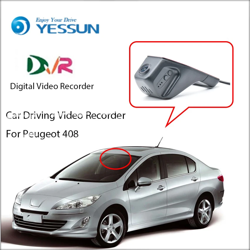 YESSUN For Peugeot 408 Car Front Dash Camera CAM / DVR Driving Video Recorder For iPhone Android APP Control Function
YESSUN For Peugeot 408 Car Front Dash Camera CAM / DVR Driving Video Recorder For iPhone Android APP Control Function