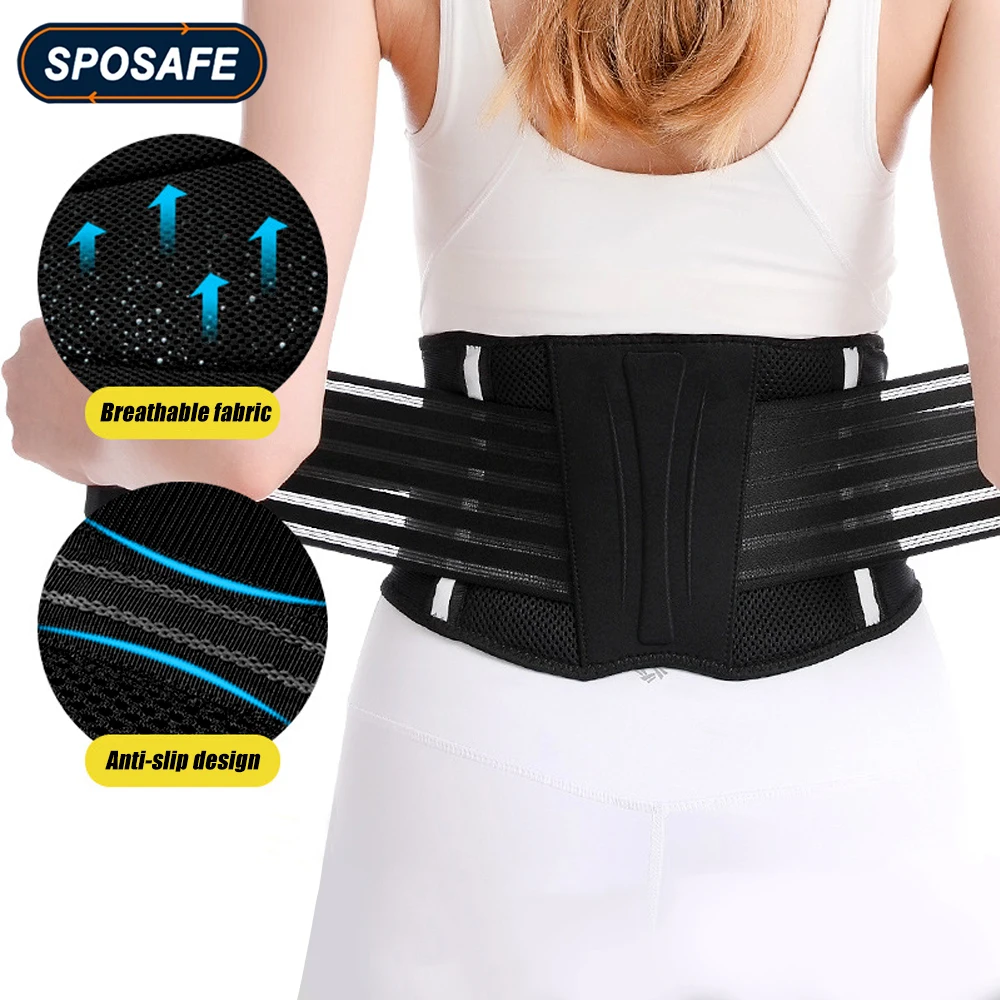 Sports Adjustable Waist Brace Breathable Lower Back Support Belt for Men Women Lower Back Pain, Herniated Disc, Sciatica
Sports Adjustable Waist Brace Breathable Lower Back Support Belt for Men Women Lower Back Pain, Herniated Disc, Sciatica