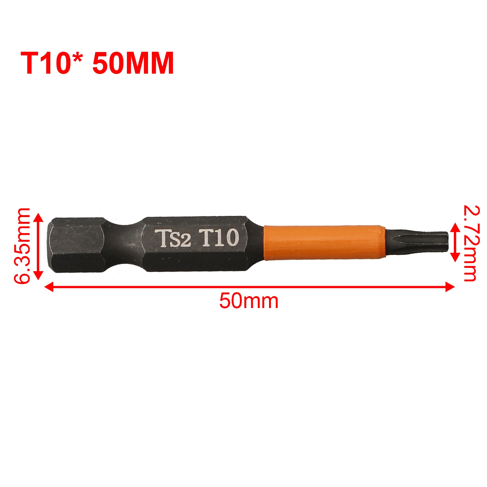 1PCS 50mm Torx Screwdriver 1/4 Inch Alloy Steel T10-T40 Hexagonal Drill Bit Magnetic For Electrician And DIY Craft Manual Tool
1PCS 50mm Torx Screwdriver 1/4 Inch Alloy Steel T10-T40 Hexagonal Drill Bit Magnetic For Electrician And DIY Craft Manual Tool