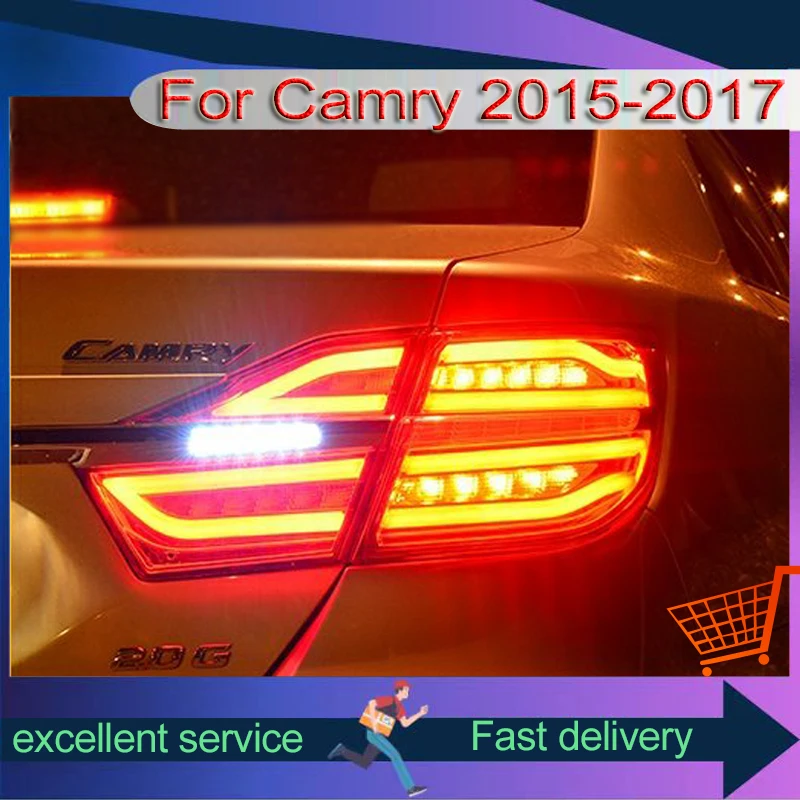 Автомобильная задняя фара для Toyota Camry 2015-2017, модификация в сборе, обновление DRL, поворот, однодневная зеркальная задняя фара, автомобильные аксессуары
Автомобильная задняя фара для Toyota Camry 2015-2017, модификация в сборе, обновление DRL, поворот, однодневная зеркальная задняя фара, автомобильные аксессуары