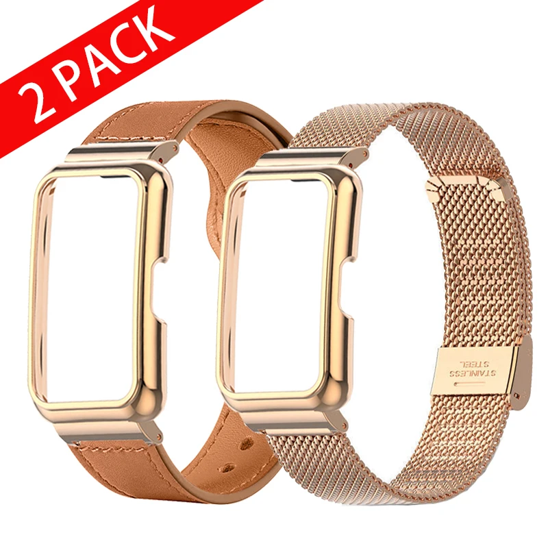 Metal Strap For Huawei Band 7 Smart Band Accessories Leather Bracelets For Huawei Band 6 Pro/Honor Band 7 6 Belt Protector Case
Metal Strap For Huawei Band 7 Smart Band Accessories Leather Bracelets For Huawei Band 6 Pro/Honor Band 7 6 Belt Protector Case
