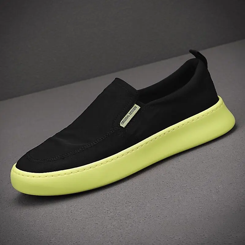 Hot Fashion Slip On Black Canvas Shoes Men Sneakers Breathable Handmade Loafers Summer Casual Sneakers Men's Flats
Hot Fashion Slip On Black Canvas Shoes Men Sneakers Breathable Handmade Loafers Summer Casual Sneakers Men's Flats