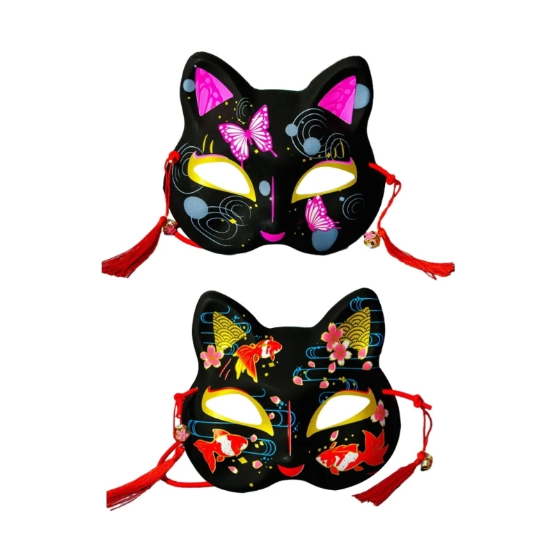 Japanese Hand-Painted Kabukis Kitsunes Foxes Mask Japanese Anime Cosplay Halloween Party Costume Props with Elastic Belt
Japanese Hand-Painted Kabukis Kitsunes Foxes Mask Japanese Anime Cosplay Halloween Party Costume Props with Elastic Belt