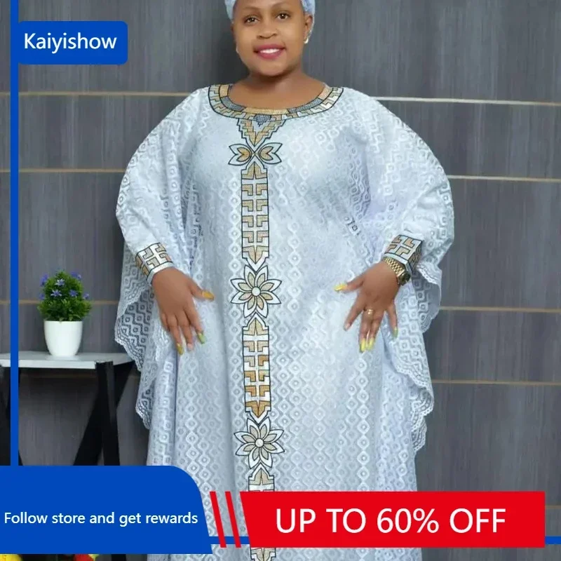 

Модные африканские платья для женщин мусульманское кружево Boubou Dashiki традиционная африканская одежда Анкара наряды вечернее платье с головным убором