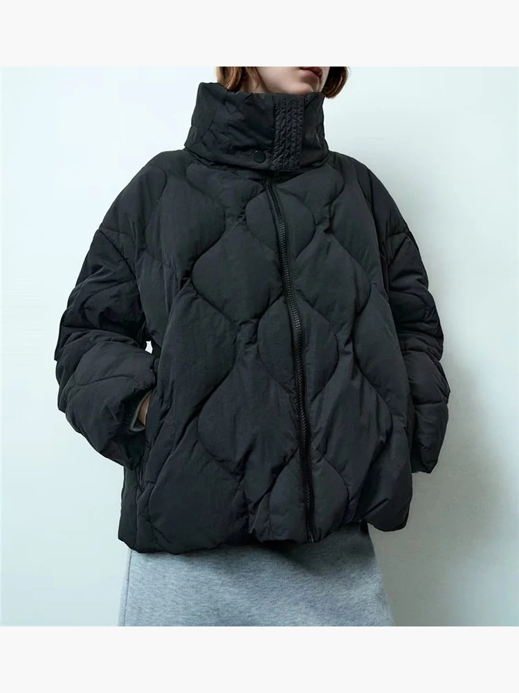 Girl‘s 2023 Fashion Stand Collar Black Loose Parkas Autumn Winter Womens Casual Zipper Fly Long Sleeve Warm Jacket Outwear
Girl‘s 2023 Fashion Stand Collar Black Loose Parkas Autumn Winter Womens Casual Zipper Fly Long Sleeve Warm Jacket Outwear