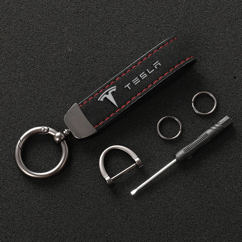 For Tesla Model 3 Model X Model S Model Y Car Accessories High Quality Suede Leathe Tesla Car Keychain Custom Key Rings
For Tesla Model 3 Model X Model S Model Y Car Accessories High Quality Suede Leathe Tesla Car Keychain Custom Key Rings