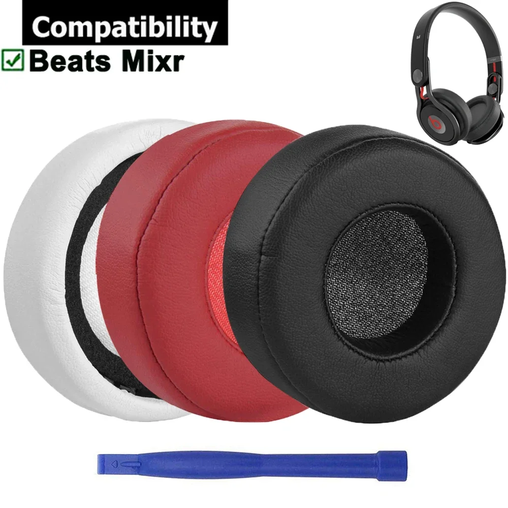

Replacement Earpads Ear Pads Cushion Cups Cover Muffs Repair Parts For Monster Beats by Dr. Dre Mixr Wired On-Ear Headphones
