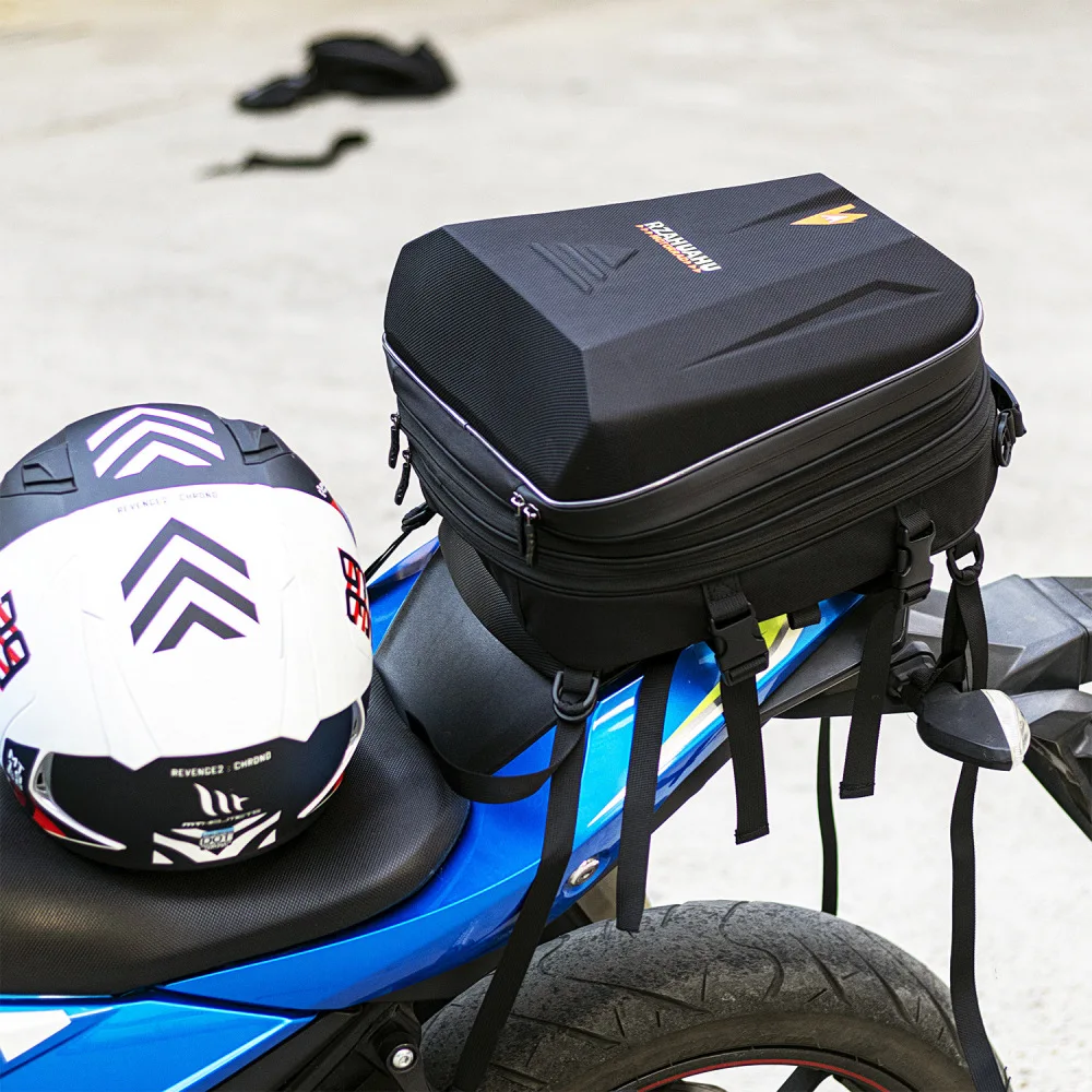 

Сумка для мотоциклетного шлема, увеличивающийся рюкзак, 20-28 л, для хранения багажа двойного назначения, водонепроницаемые аксессуары для велоспорта