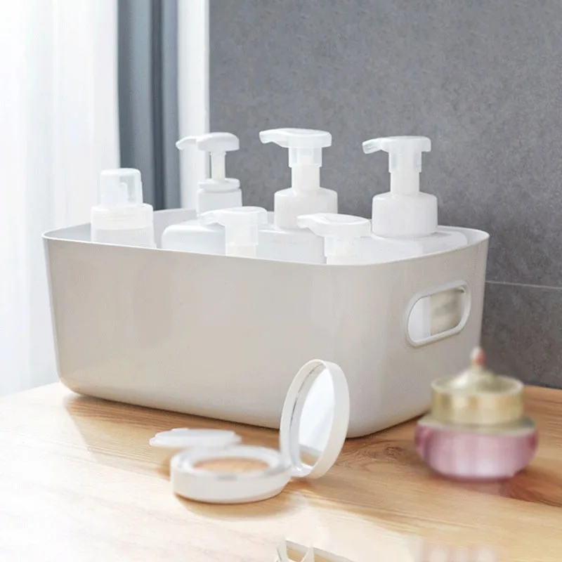 Plastic Desktop Storage Box basket Portable Makeup Organizer Cosmetics Sundries Sorting Case For Bathrooms Bedrooms Kitchen
Plastic Desktop Storage Box basket Portable Makeup Organizer Cosmetics Sundries Sorting Case For Bathrooms Bedrooms Kitchen