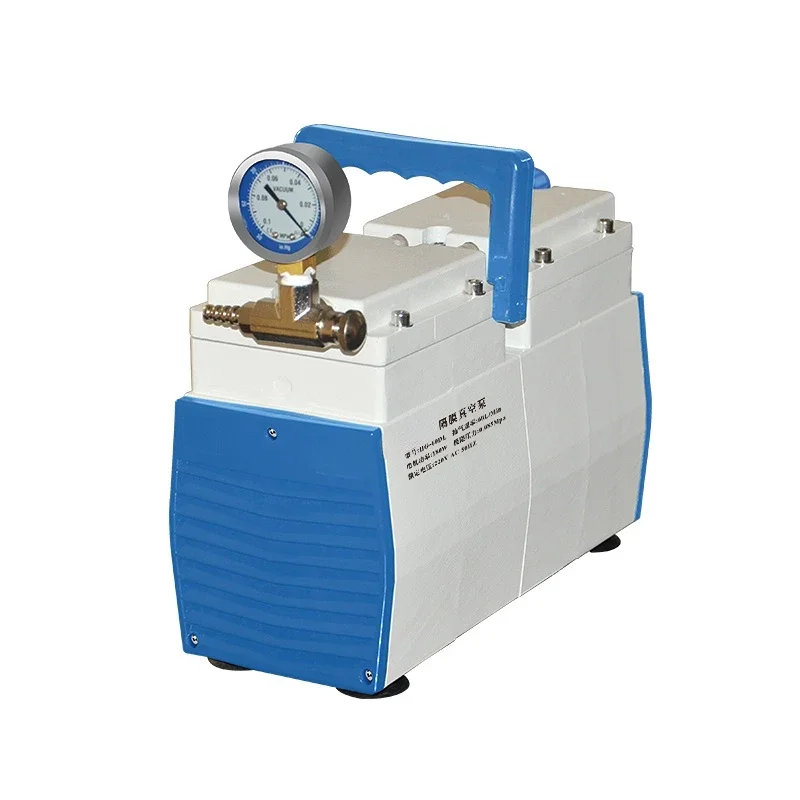 Laboratory Vacuum Pump Positive and Negative Pressure Small Miniature Suction Air Pneumatic Oil-Free Diaphragm Vacuum Pump
Laboratory Vacuum Pump Positive and Negative Pressure Small Miniature Suction Air Pneumatic Oil-Free Diaphragm Vacuum Pump
