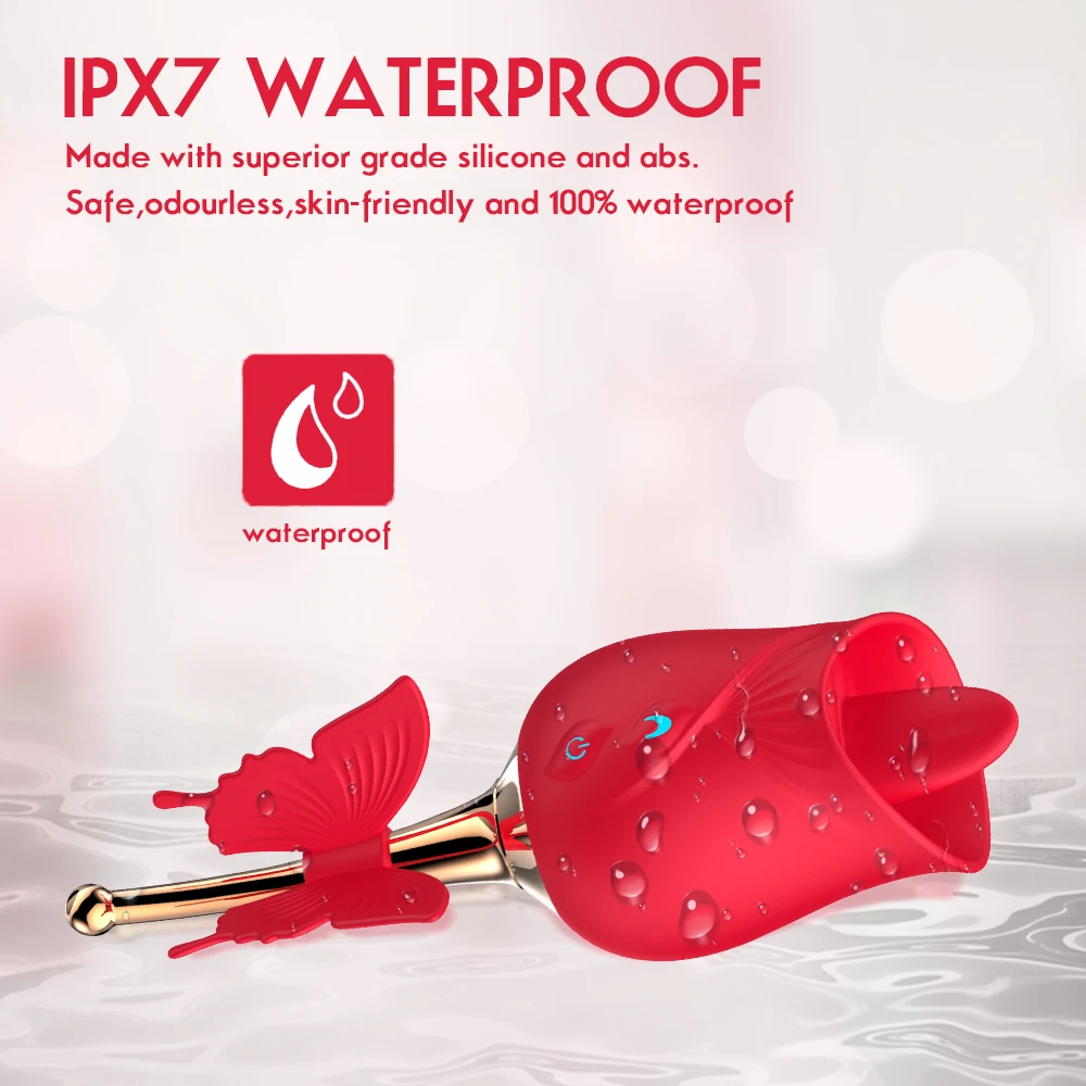 Вибратор Женский Роза С Язычком