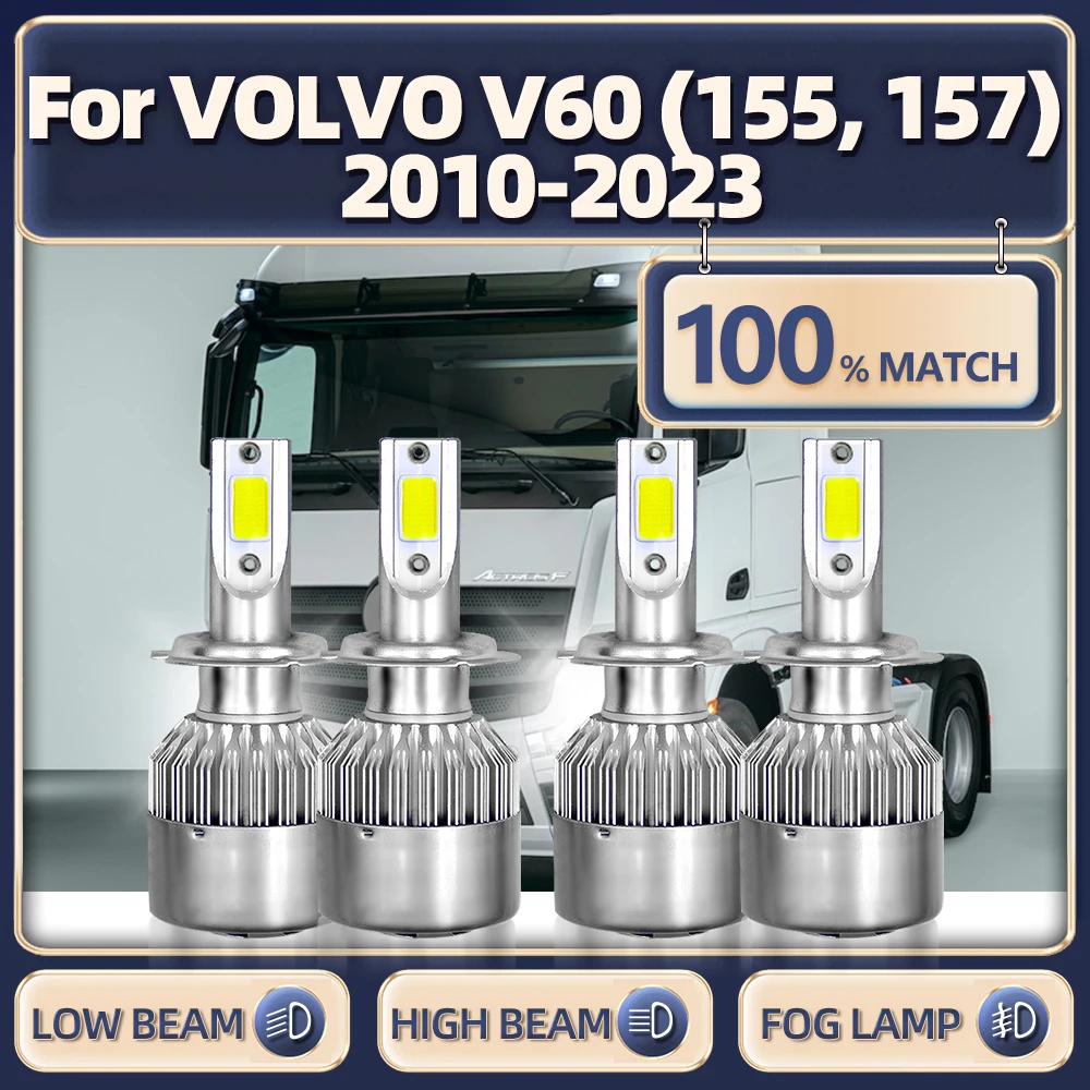 LED Car Headlight Bulbs 240W 40000LM Truck Lights 12V 6000K Turbo Lamp For VOLVO V60 (155, 157) 2010-2019 2020 2021 2022 2023
LED Car Headlight Bulbs 240W 40000LM Truck Lights 12V 6000K Turbo Lamp For VOLVO V60 (155, 157) 2010-2019 2020 2021 2022 2023