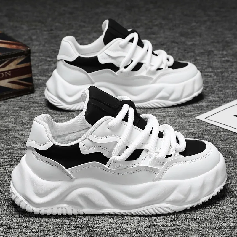 Мужская повседневная обувь, легкие дышащие студенческие туфли на толстой подошве со шнуровкой, мужская обувь, новинка 2024, дизайнерские туфли для мужчин
Мужская повседневная обувь, легкие дышащие студенческие туфли на толстой подошве со шнуровкой, мужская обувь, новинка 2024, дизайнерские туфли для мужчин