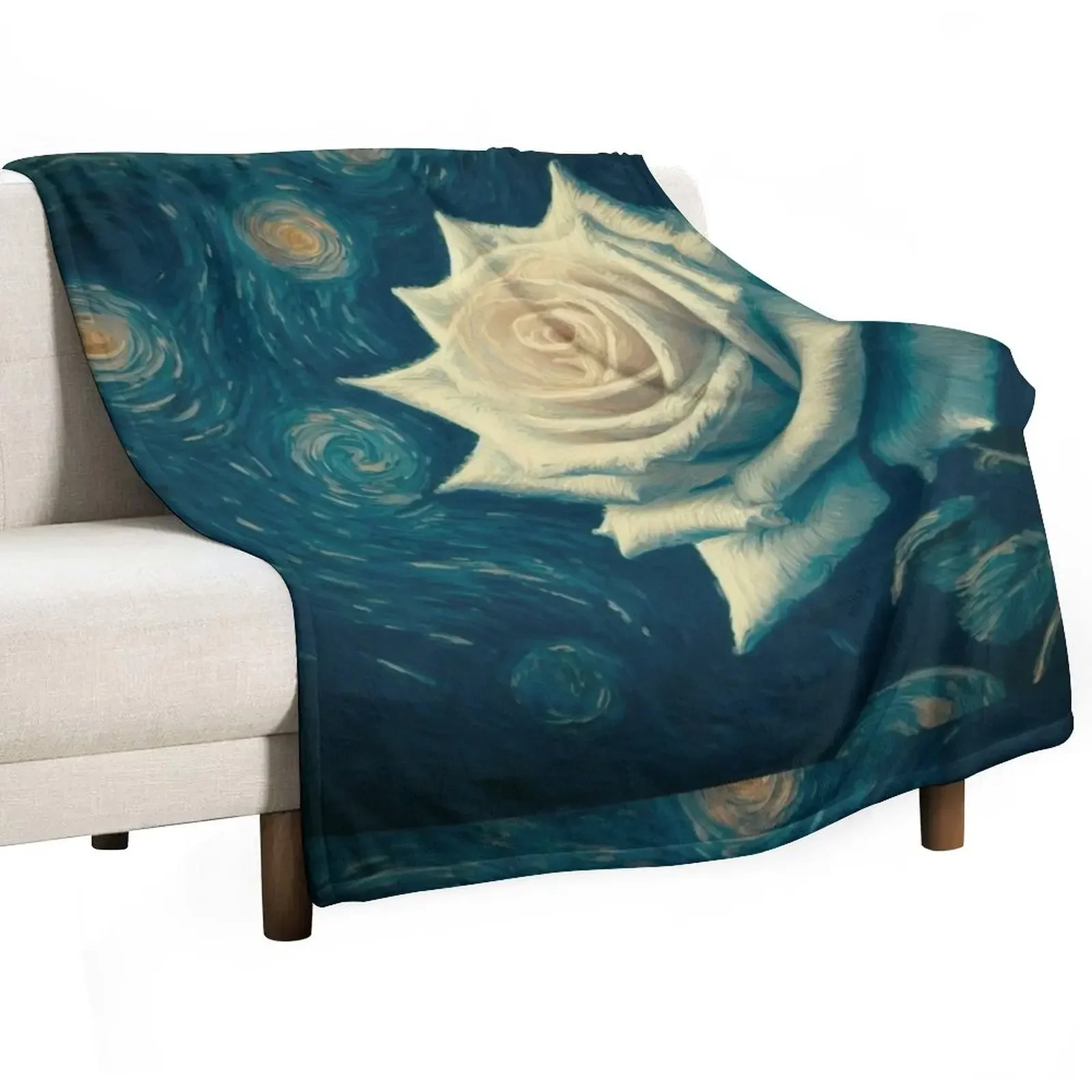 Starry Night with a Single Rose: A White Rose Study Throw Blanket blankets ands Kid'S Blankets For Sofas Blankets
Starry Night with a Single Rose: A White Rose Study Throw Blanket blankets ands Kid'S Blankets For Sofas Blankets