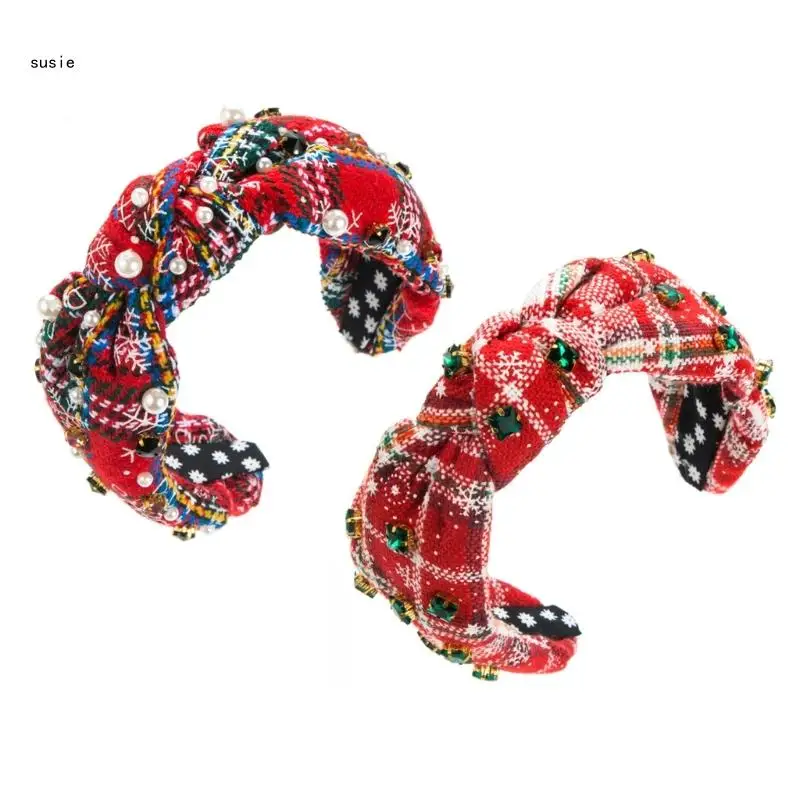 X7YA Knot Wide Brim Headband for Woman Delicate Christmas Headbands Headbands Sweet Girls Taking Photo Headband
X7YA Knot Wide Brim Headband for Woman Delicate Christmas Headbands Headbands Sweet Girls Taking Photo Headband