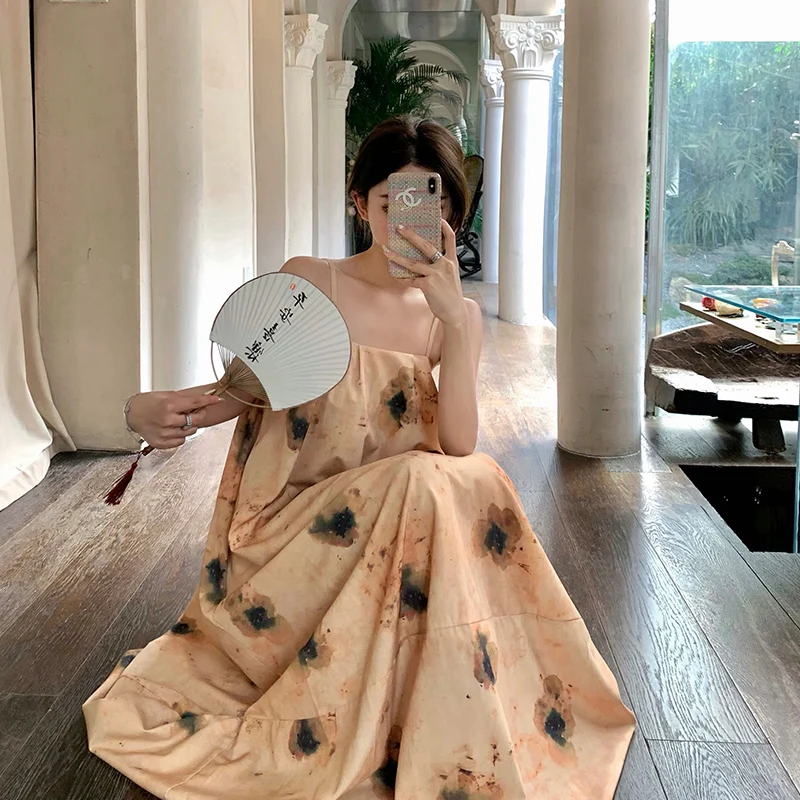 2023 Sling Loose Fitting Dress Sanya Seaside Vacation Summer New Print Bohemia Free Shipping
2023 Sling Loose Fitting Dress Sanya Seaside Vacation Summer New Print Bohemia Free Shipping