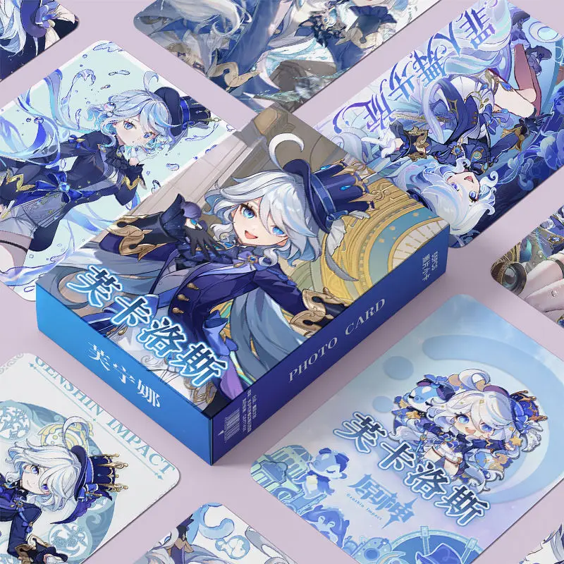Focalors Furina Anime игровая коллекция карт Yuan Shen LOMO Card самодельная бумажная открытка мультяшная фотооткрытка Поклонники коллекционные подарки
Focalors Furina Anime игровая коллекция карт Yuan Shen LOMO Card самодельная бумажная открытка мультяшная фотооткрытка Поклонники коллекционные подарки