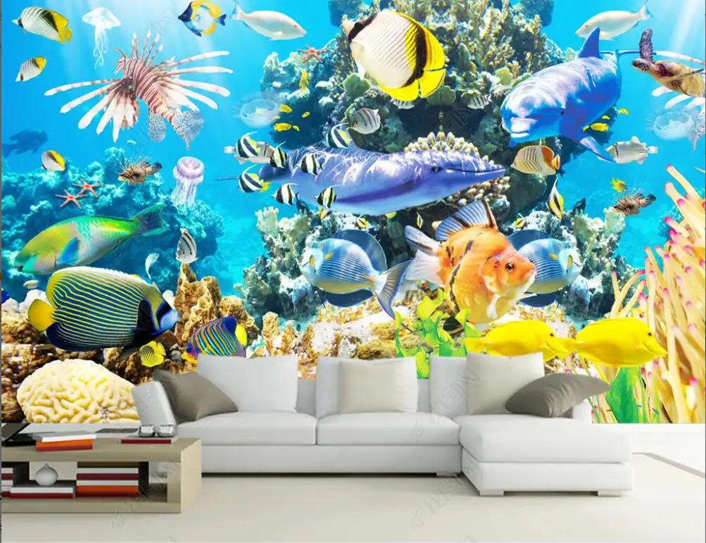3d photo Wallpapers custom mural sea world dolphin fish coral background home decoration wallpaper for walls bedroom 3d in roll
3d photo Wallpapers custom mural sea world dolphin fish coral background home decoration wallpaper for walls bedroom 3d in roll