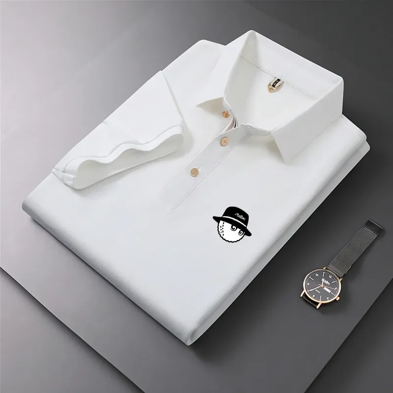 Men's Short Sleeve T-shirt Summer Top Cotton Golf Print Polo Shirt Lapel High-quality Men's Clothing Base Shirt Loose
Men's Short Sleeve T-shirt Summer Top Cotton Golf Print Polo Shirt Lapel High-quality Men's Clothing Base Shirt Loose