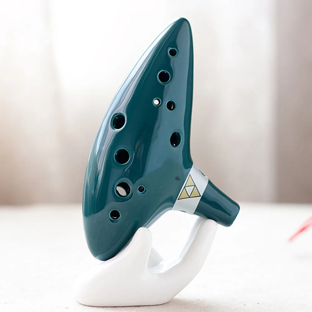 12 Holes Ocarina Ceramic Alto C Legend Of Flute Music Instrument For Beginner With Ocarina Holder Lanyard Music Book
12 Holes Ocarina Ceramic Alto C Legend Of Flute Music Instrument For Beginner With Ocarina Holder Lanyard Music Book
