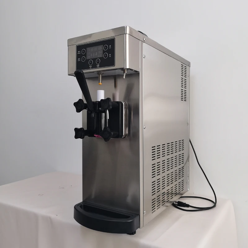 Soft Ice Cream Machines Commercial Sorbet Coolers Tricolor Desktop Sweet Cone Freezing Equipment Vending Machine
Soft Ice Cream Machines Commercial Sorbet Coolers Tricolor Desktop Sweet Cone Freezing Equipment Vending Machine
