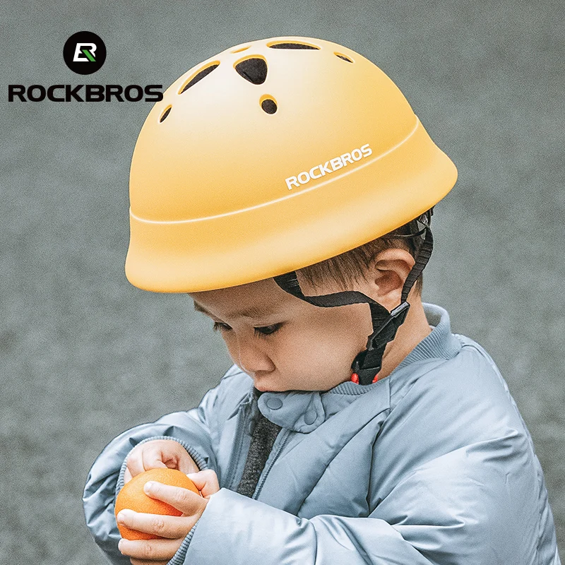 

ROCKBROS Children's Bicycle Helmet Cycling Safety Kids Scooter Riding Helmet EPS MTB Bike Skateboard Helmet Protective Gear