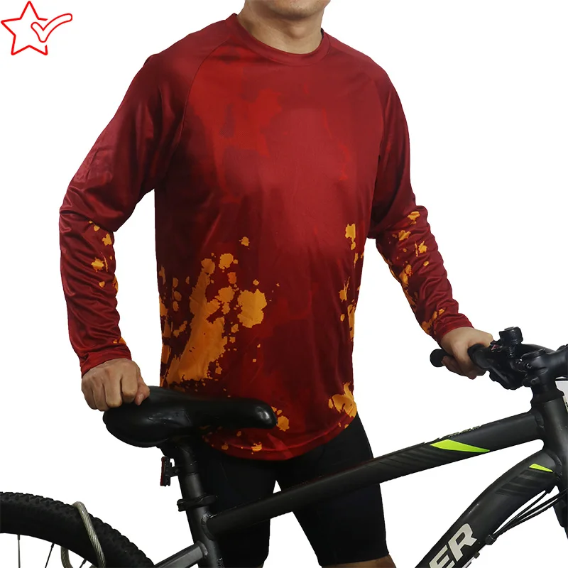 Outdoor Long Motocross Jersey, Bicycle Shirt, MTB Bike Downhill Wear, Red Paint, Road Ride, Mountain Hiking Sport Top, Motocross
Outdoor Long Motocross Jersey, Bicycle Shirt, MTB Bike Downhill Wear, Red Paint, Road Ride, Mountain Hiking Sport Top, Motocross
