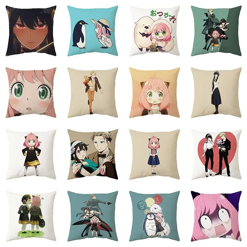 Cute Spy Family Anime Pillow Cover Girl Soft Cushion Sofa Back Cushion Cover Pillow Kawaii Anime Plush Toy Girl Birthday Gift
Cute Spy Family Anime Pillow Cover Girl Soft Cushion Sofa Back Cushion Cover Pillow Kawaii Anime Plush Toy Girl Birthday Gift