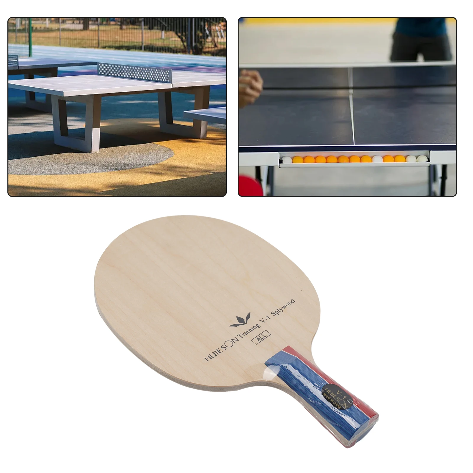 Shakehand Grip/Pen-hold Grip Wood 2 Handle Models Pong Racket Blade Table Tennis Racket Medium Speed Beige
Shakehand Grip/Pen-hold Grip Wood 2 Handle Models Pong Racket Blade Table Tennis Racket Medium Speed Beige