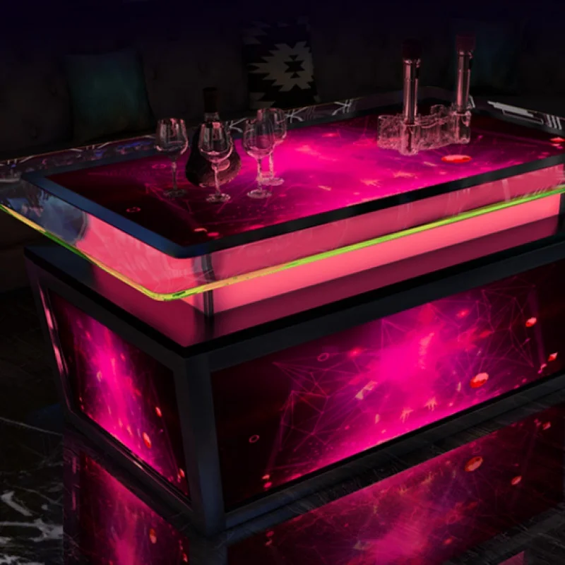 

custom，modern led KTV night club nightclub coffee bar table set bar tables for disco, night clubs tables