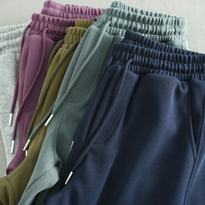 Summer Solid Sweatpants for Men Elastic Waist Sports Casual Loose Shorts 100% Cotton Washed Youth Male Straight Knee Half Pants
Summer Solid Sweatpants for Men Elastic Waist Sports Casual Loose Shorts 100% Cotton Washed Youth Male Straight Knee Half Pants