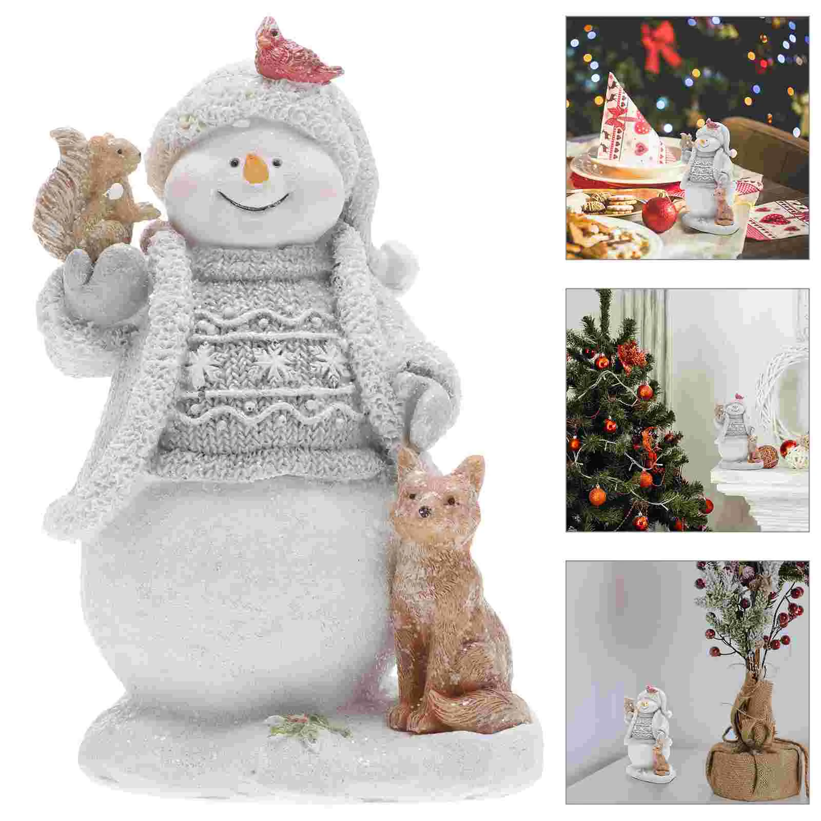 Snowman Decor Christmas Craft Ornaments Desktop Xmas Gift Outdoor Decorations Figurines Dining Table
Snowman Decor Christmas Craft Ornaments Desktop Xmas Gift Outdoor Decorations Figurines Dining Table