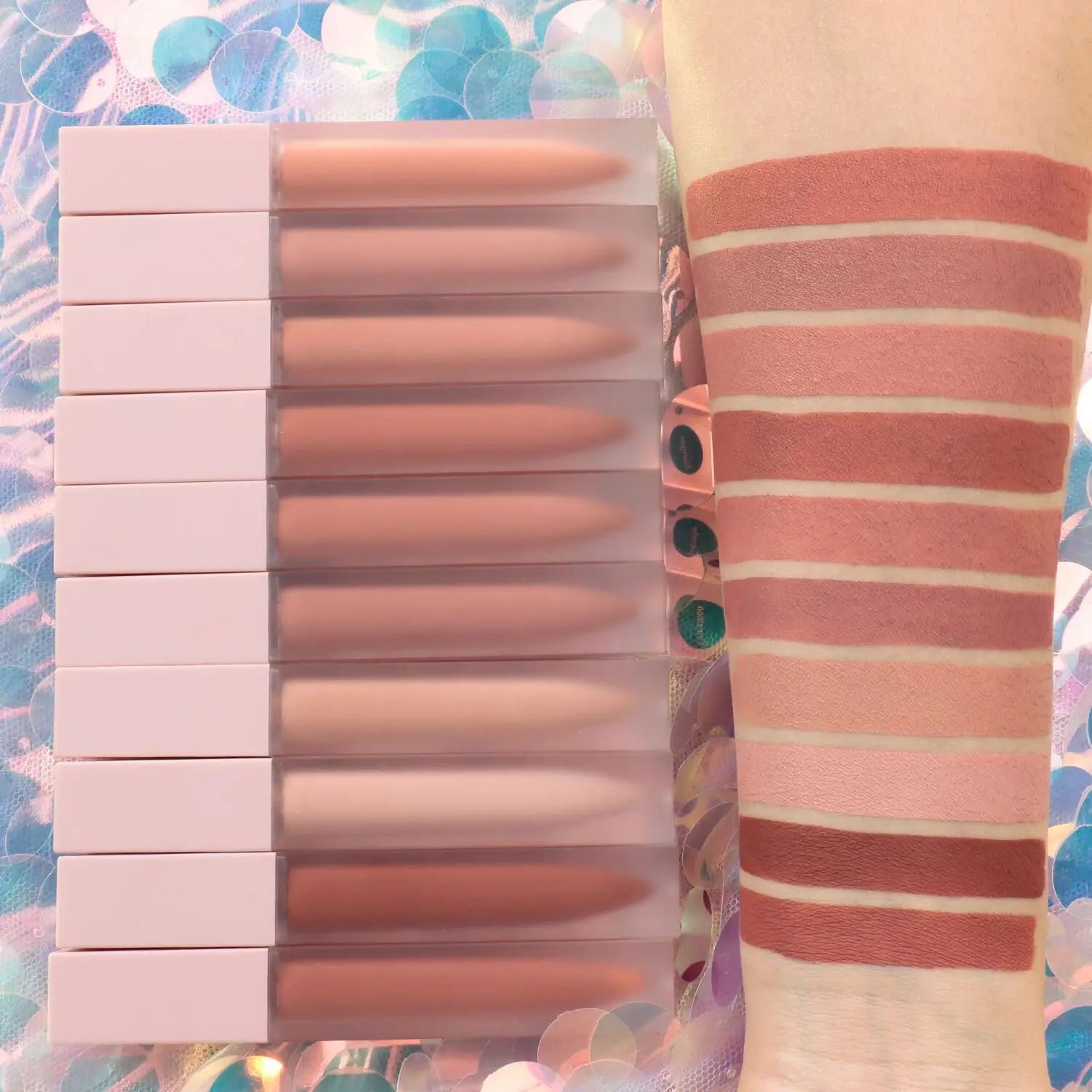 10pcs Liquid Lipstick Private Label Lipsticks Waterproof Long Lasting Vegan Nude Matte Lipstick Wholesale Bulk For Business
10pcs Liquid Lipstick Private Label Lipsticks Waterproof Long Lasting Vegan Nude Matte Lipstick Wholesale Bulk For Business
