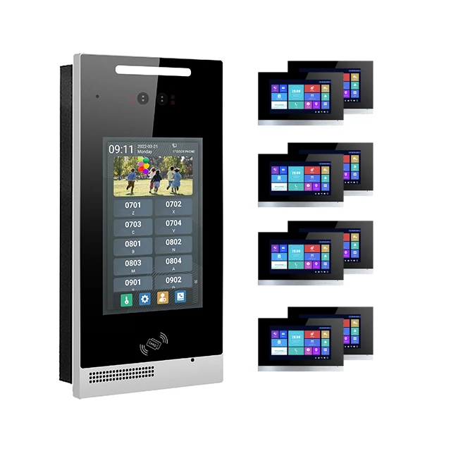 Video Door Phone Intercom System Wireless IP Intercom Access Control System Multi Apartment
Video Door Phone Intercom System Wireless IP Intercom Access Control System Multi Apartment