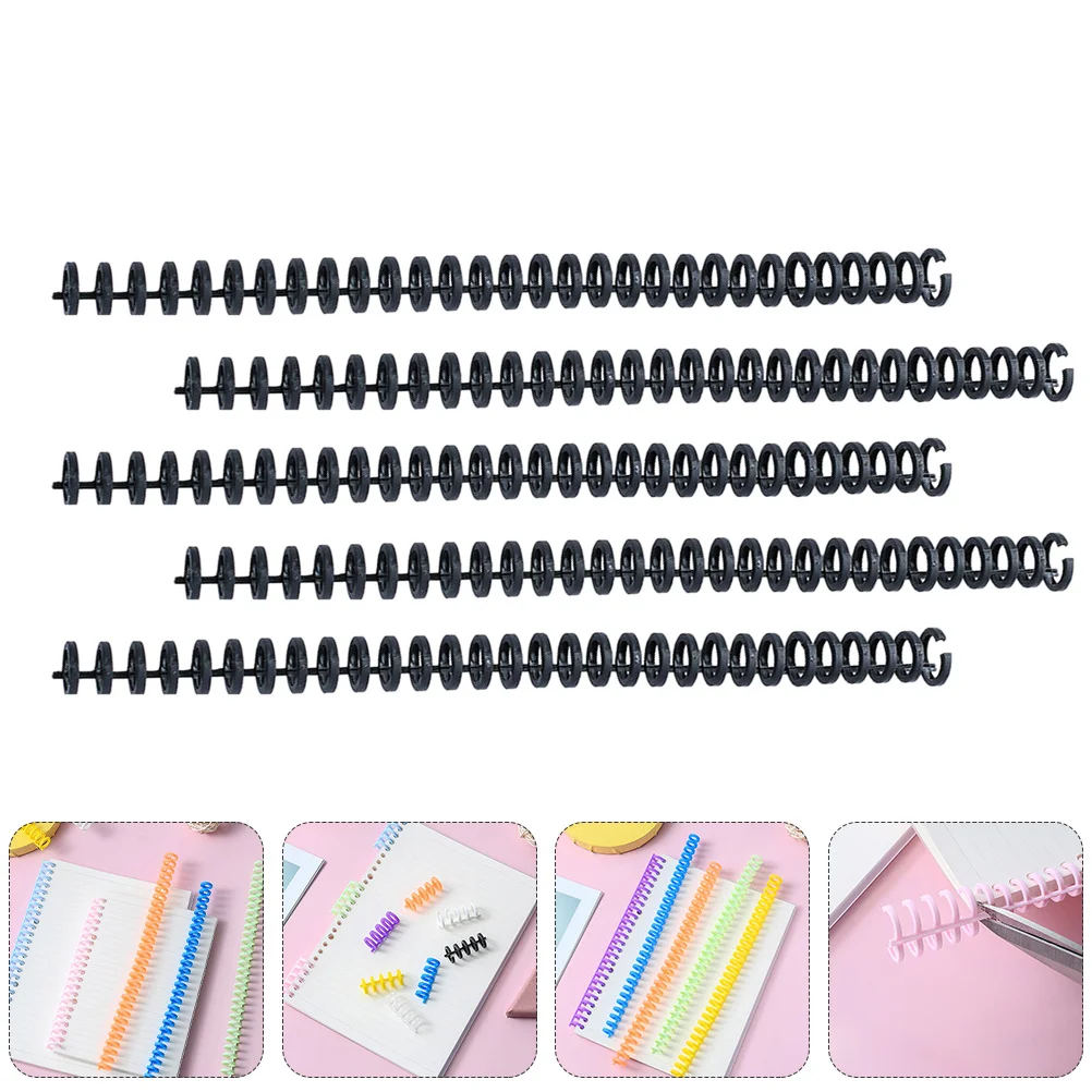 

10 Pcs Plastic Coil Comb Bindings Spines The Notebook Coils Spiral Spirals Folder