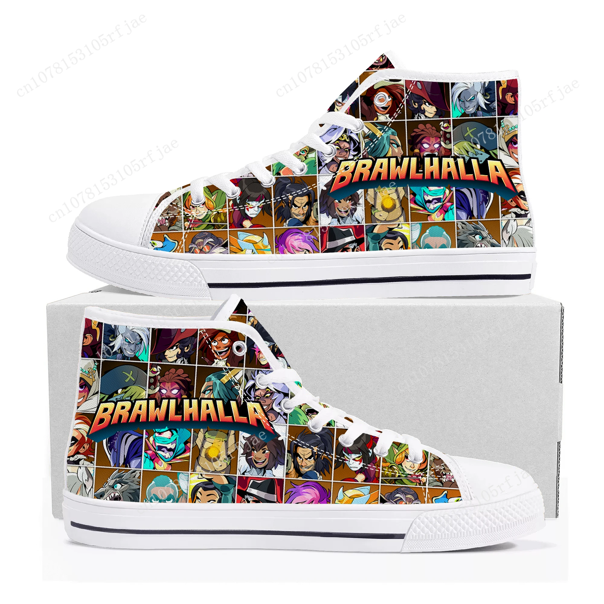 Brawlhalla High Top Sneakers Hot Cartoon Game Mens Womens Teenager High Quality Fashion Canvas Shoes Casual Tailor Made Sneaker
Brawlhalla High Top Sneakers Hot Cartoon Game Mens Womens Teenager High Quality Fashion Canvas Shoes Casual Tailor Made Sneaker