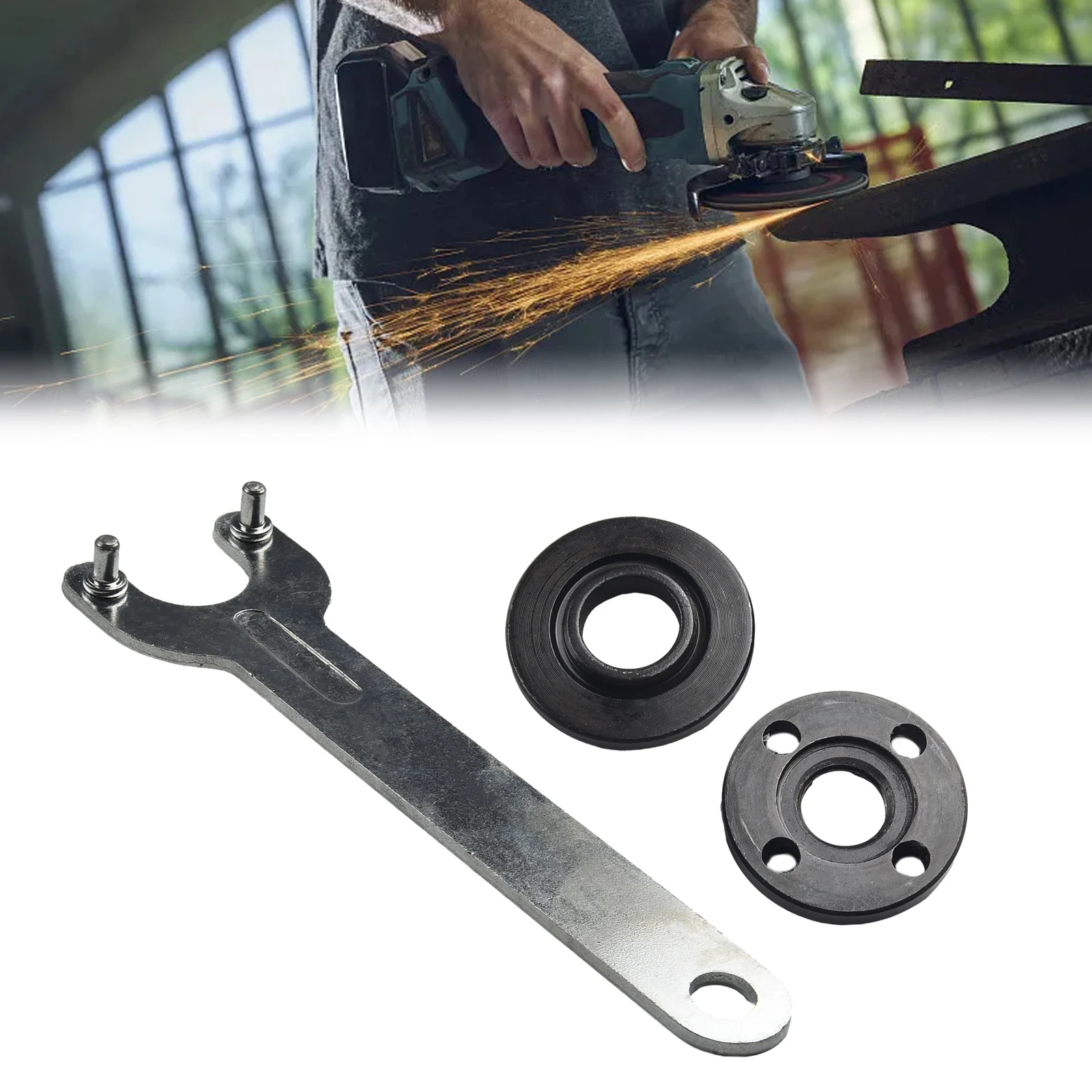 3pcs Angle Grinder Flange Lock Nut Pressure Plate 5/8-11'' Thread Fit For 224399-1 193465-4 224568-4 Power Tool Accessories
3pcs Angle Grinder Flange Lock Nut Pressure Plate 5/8-11'' Thread Fit For 224399-1 193465-4 224568-4 Power Tool Accessories